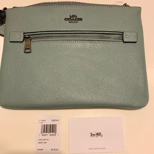 Coach Wristlet / Clutch - Brand New - Sage color